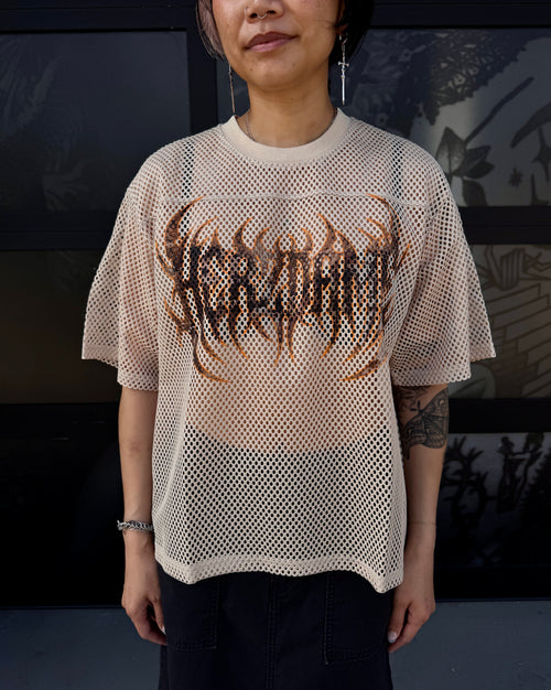 „Herzdame“ Camo Jersey beige