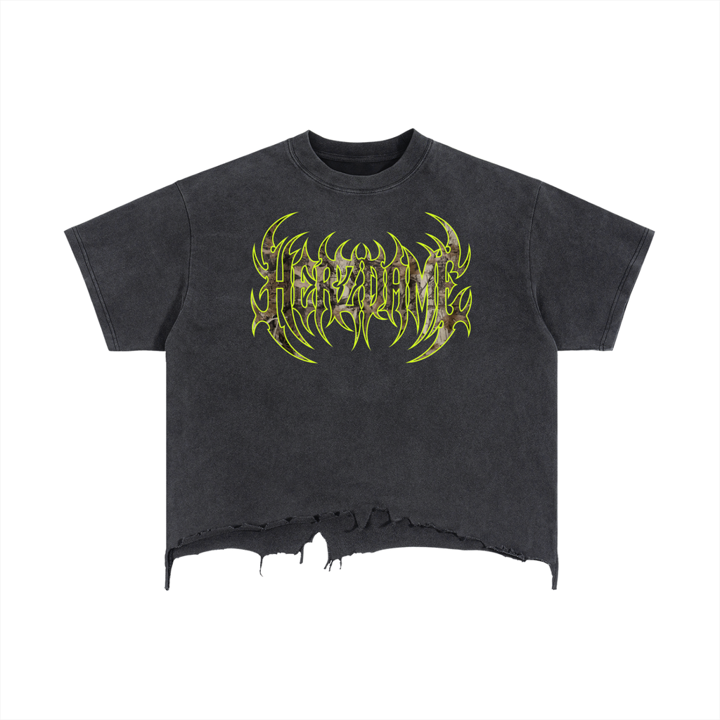 „Herzdame“ Camo T-Shirt black