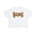 „Herzdame“ Camo T-Shirt white