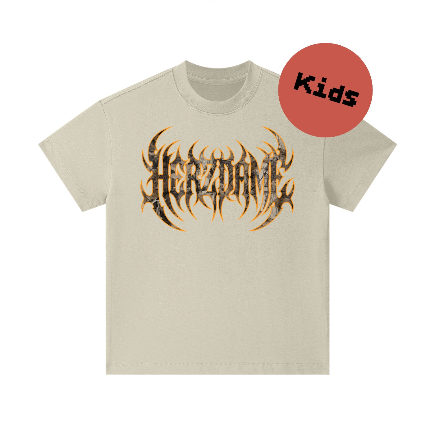„Herzdame“ Camo Kids T-Shirt